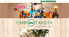 Desktop Screenshot of camptakota.com
