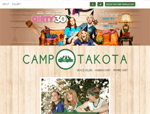 Tablet Screenshot of camptakota.com